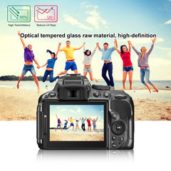 PULUZ 2.5D 9H Tempered Glass Film for Nikon D5300, Compatible with Nikon D5300 / D5500 / D5600, Pentax K-1 / K-1 Mark II, For Nikon D5300