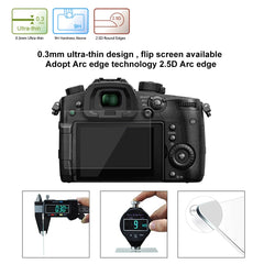 PULUZ 2.5D 9H Tempered Glass Film for Panasonic GH5 / GH5S , Compatible with Canon EOS M3 / M5 / M10 / R