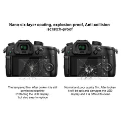 PULUZ 2.5D 9H Tempered Glass Film for Panasonic GH5 / GH5S , Compatible with Canon EOS M3 / M5 / M10 / R