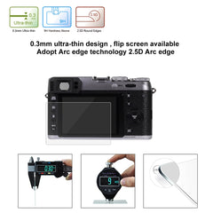 PULUZ 2.5D 9H Tempered Glass Film for Fujifilm X100T, Compatible with Fujifilm XE2 / XE2S / X100F