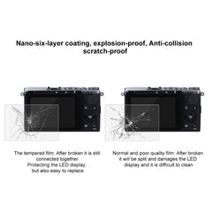 PULUZ 2.5D 9H Tempered Glass Film for Fujifilm X-70, Compatible with Fujifilm X-70, Leica M10, X-70 Protector