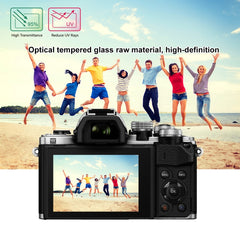 PULUZ 2.5D 9H Tempered Glass Film for Olympus EM10 / II / III / OM-D / EM-1/ II / III / E-P5 / E-PL7 / E-PL8 / 8 / 9 EM5 II / PEN-F / EM1X, Nikon 1V3, Panasonic GF6 / G99 / GX7III GX8 / GH3, Fujifilm X-H1