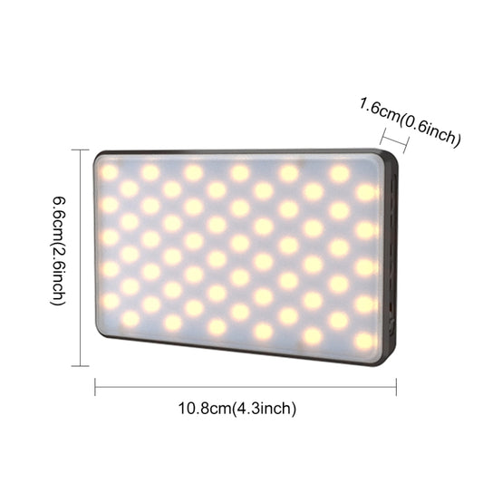 PULUZ 2500K / 9000K 120 LEDs Live Broadcast Video LED Light Photography Beauty Selfie Fill Light with Switchable 6 Colors Filters