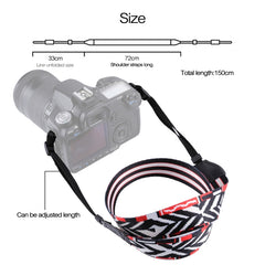 PULUZ Retro Ethnic Style Multi-color Series Shoulder Neck Strap Camera Strap for SLR / DSLR Cameras