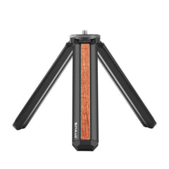 PULUZ Inlaid Wood Desktop Vlogging Live Tripod Holder, Inlaid Wood Tripod