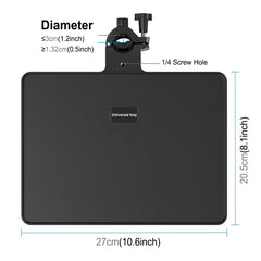 PULUZ Upgrade Version Live Tripod Sound Card Tray, Size: 27 x 20.6cm