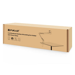 PULUZ Live Broadcast Desktop Articulating Arm Holderwith Phone Clamp