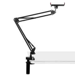 PULUZ Live Broadcast Desktop Articulating Arm Holder with Tablet Clamp