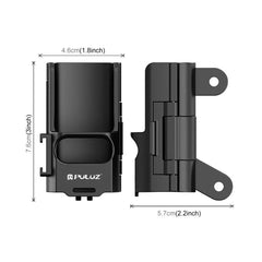 For DJI OSMO Pocket 3 PULUZ Plastic Protection Frame Expansion Cold Shoe Adapter Bracket