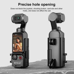 For DJI OSMO Pocket 3 PULUZ Plastic Protection Frame Expansion Cold Shoe Adapter Bracket