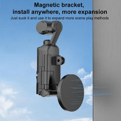 For DJI OSMO Pocket 3 PULUZ Protective Frame Magnetic Desktop Mount Angle Adjustable Base