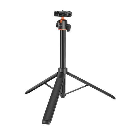 PULUZ 1.3m Phone Selfie Stick Tripod Vlog Live Streaming Holder with Phone Clip