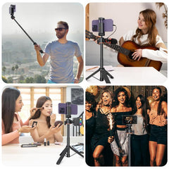 PULUZ Mini Phone Camera Extension Tripod Stand 360 Degree Ball Head Cold Shoe Selfie Stick