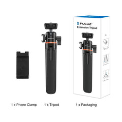 PULUZ Mini Phone Camera Extension Tripod Stand 360 Degree Ball Head Cold Shoe Selfie Stick