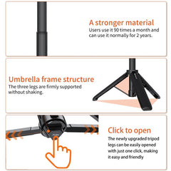 PULUZ Action Camera Extension Tripod Selfie Stick Stand for GoPro