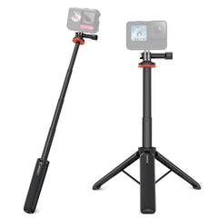 PULUZ Action Camera Extension Tripod Selfie Stick Stand for GoPro