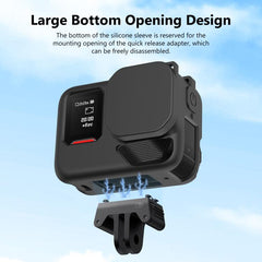 For Insta360 Ace Pro 2 PULUZ Body Silicone Protective Case with Lens Cap & Strap