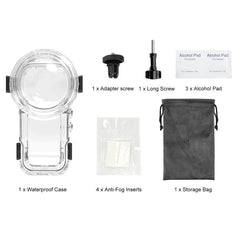 For Insta360 X5 PULUZ Quick Release 60m Waterproof Sealed Diving Case