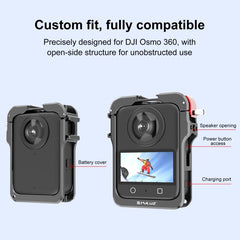 For DJI Osmo 360 PULUZ Aluminum Alloy Protective Cage Expansion Frame with Lens Cover