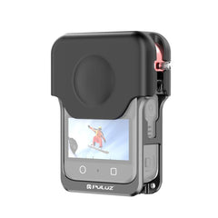 For DJI Osmo 360 PULUZ Aluminum Alloy Protective Cage Expansion Frame with Lens Cover