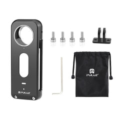 For Insta360 X3 PULUZ Metal Protective Cage Rig Housing Frame with Lens Protector, Metal Frame with Lens Protector