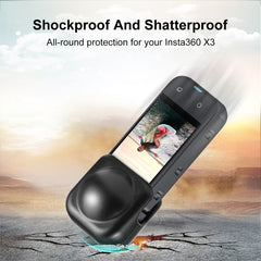 For Insta360 X3 PULUZ Silicone Protective  Lens Cover
