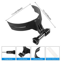 PULUZ Bending Action Camera Motorcycle Helmet Chin Mount