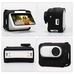 For Insta360 GO 3 PULUZ Camera Charging Case Silicone Case with Lens Cap & Strap