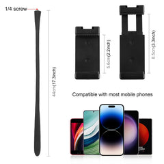 PULUZ Silicone Flexible Clip Mount Holder with Phone Clamp for Phones / GoPro