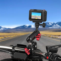 For DJI Osmo Action 5 Pro / 4 / 3 PULUZ All-inclusive Aluminum Alloy Cage Expansion Adapter Frame with Lens Cover