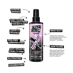 Crazy Color Pastel Spray 250ml