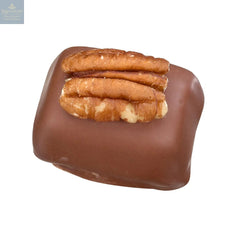 Pecan & maple syrup - milk chocolate with maple syrup topped with pecan 14.6g