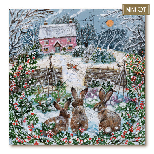 Cottage Garden & Winter Rabbits MINI QT