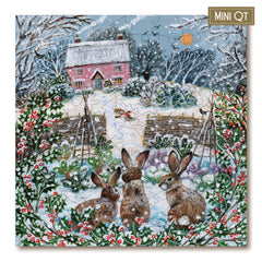 Cottage Garden & Winter Rabbits MINI QT