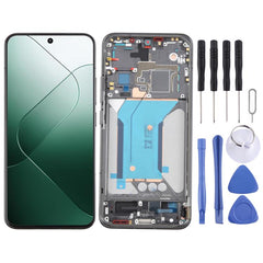 For Xiaomi 14 AMOLED Original LCD Screen Digitizer Full Assembly with Frame