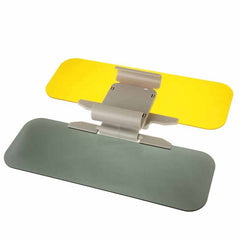 2 in 1 HD Car Anti-Glare Dazzling Goggle Day Night Vision Driving Mirror Sun Visors