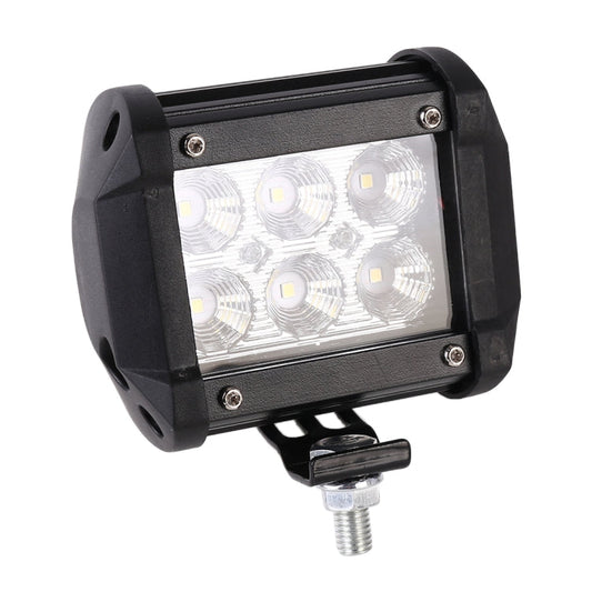 18W 6 LED White Light Floodlight Engineering Lamp / Waterproof IP67 SUVs Light, DC 10-30V