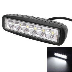 18W 1440LM Epistar 6 LED Car Work Lamp Bar Light Waterproof IP67, DC 10-30V