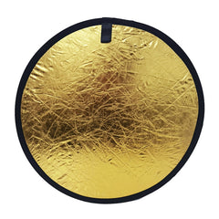 2 in 1 (Gold / Silver) Folding Reflector Board (60cm), 60cm 2 in 1