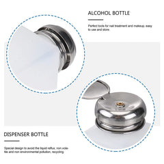 100ml Push Down Alcohol and Liquid Container Bottle