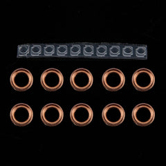 10 Pairs / Set Rear Camera Lens Ring + Flashlight Bracker for iPhone 6 Plus & 6s Plus, Rose Gold, For iPhone 6 Plus