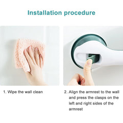 Helping Handle Bathroom Sty Grip Handle Bathtub Shower, Random Color Delivery