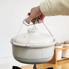 10pcs High Quality Kitchen Gadget Stainless Steel Pot Clip, Pot Clip