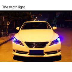 2 PCS T10 1.5W 60LM 1 LED Dark Blue COB LED Brake Light for Vehicles, DC12V