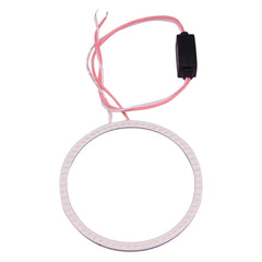 110mm 5W 180LM Angel Eyes Circles Car Headlight COB LED Lights for Vehicles, DC 12-24V