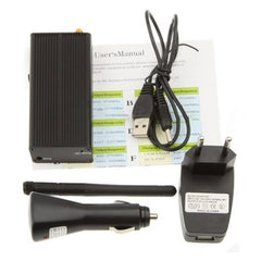 101B Black, Mini Portable WiFi/2.4G Signal Jammer (Coverage: 5~10 meters)