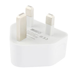 UK Plug 5V 2.1A Dual Port USB Charge Adapter