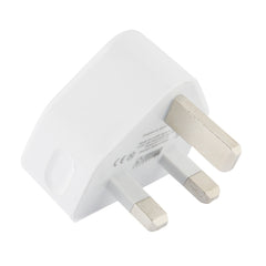 UK Plug 5V 2.1A Dual Port USB Charge Adapter