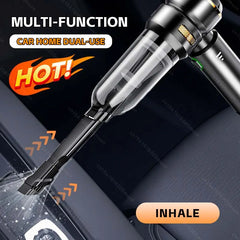 Car Vacuum Cleaner High Power Portable Handheld Wireless Brushless Motor Cleaning Machine Powerful Air Duster for Home Appliance