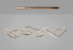 Modern Simplicity Circle LED Pendant Lights for Dining Living Home Decor Hanging Ring Chandelier Lamp Fixture